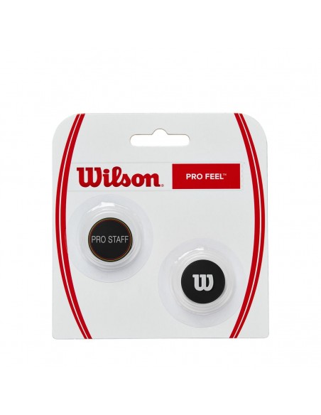 Wilson Pro Staff Pro Feel Pack De 2 Anti-Vibratorer (Sort) 